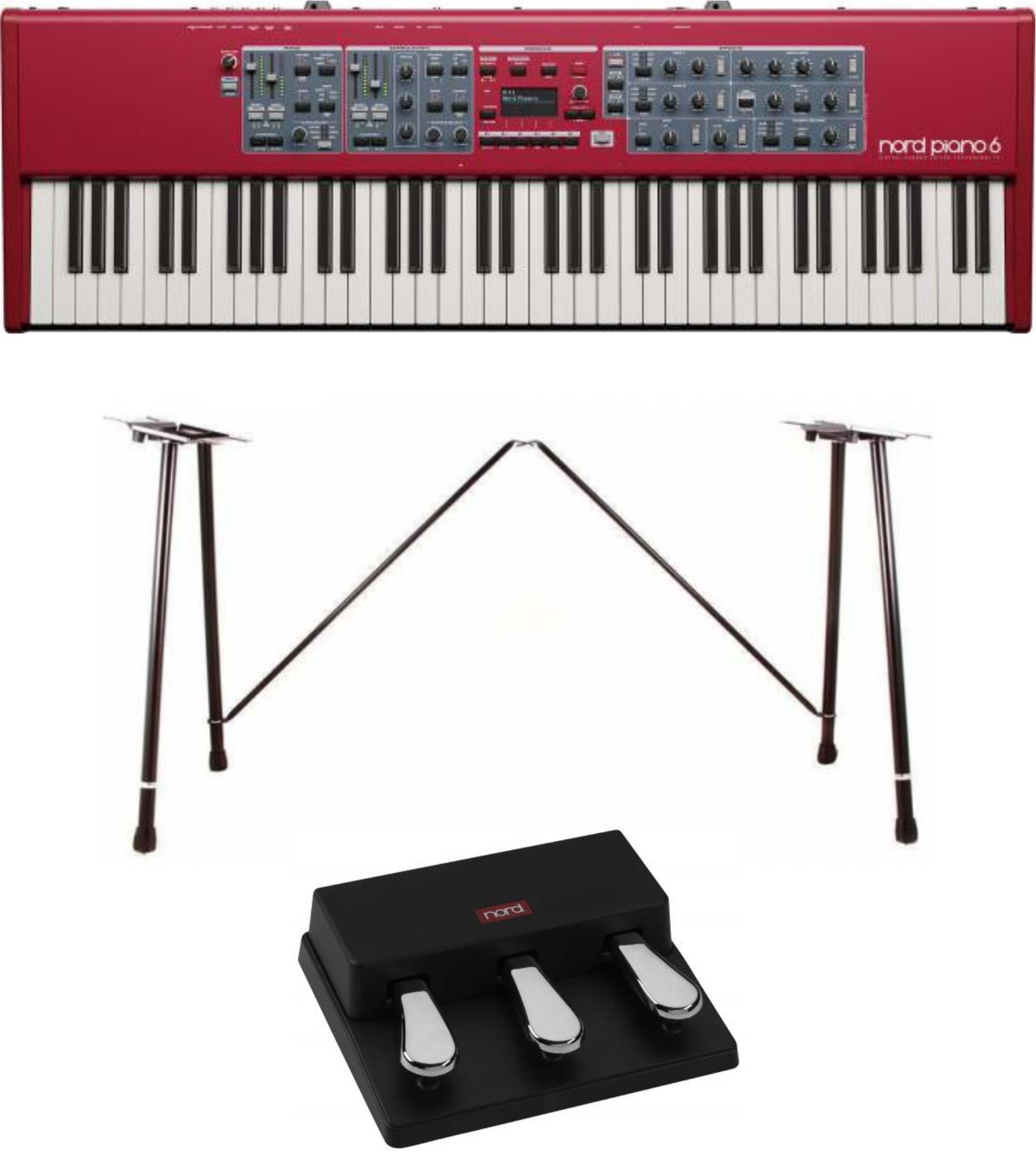Nord Piano 6 73 + Triple Pedal 2 + Sup Pour Nord - Teclado de escenario - Main picture