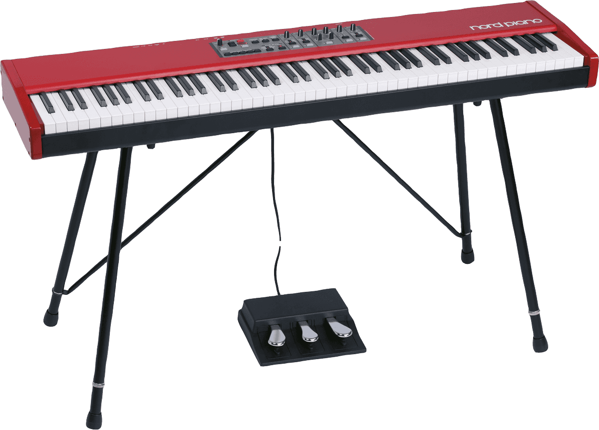 Nord Stage 4 73  + Sup Pour Nord - Rouge - Pianos set - Main picture