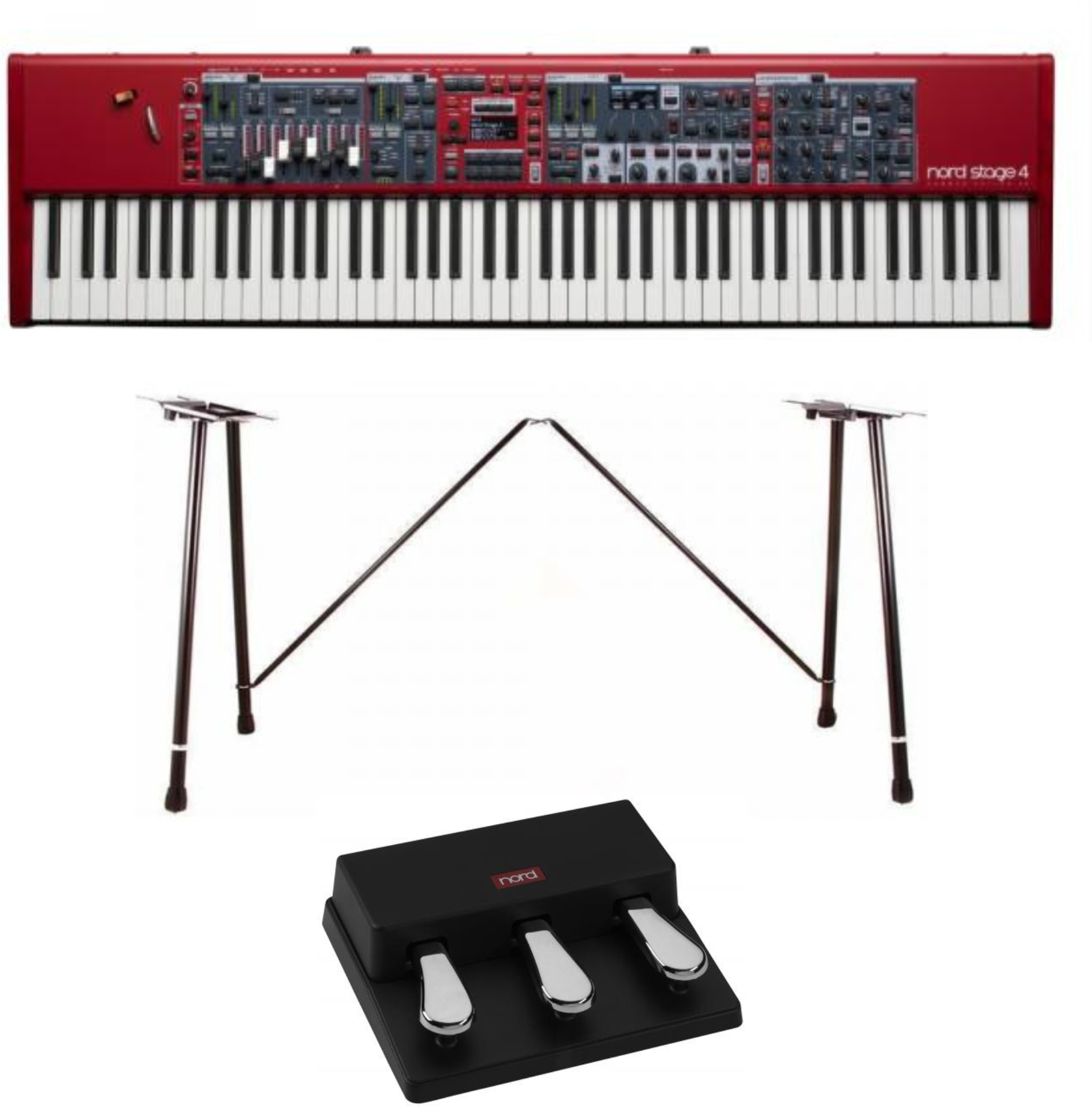 Nord Stage 4 88 + Triple Pedal 2 + Sup Pour Nord - Teclado de escenario - Main picture