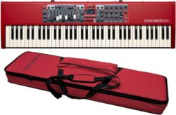 Pianos set Nord ELECTRO 6D 73 Rouge + Housse NORD SOFTCASE2