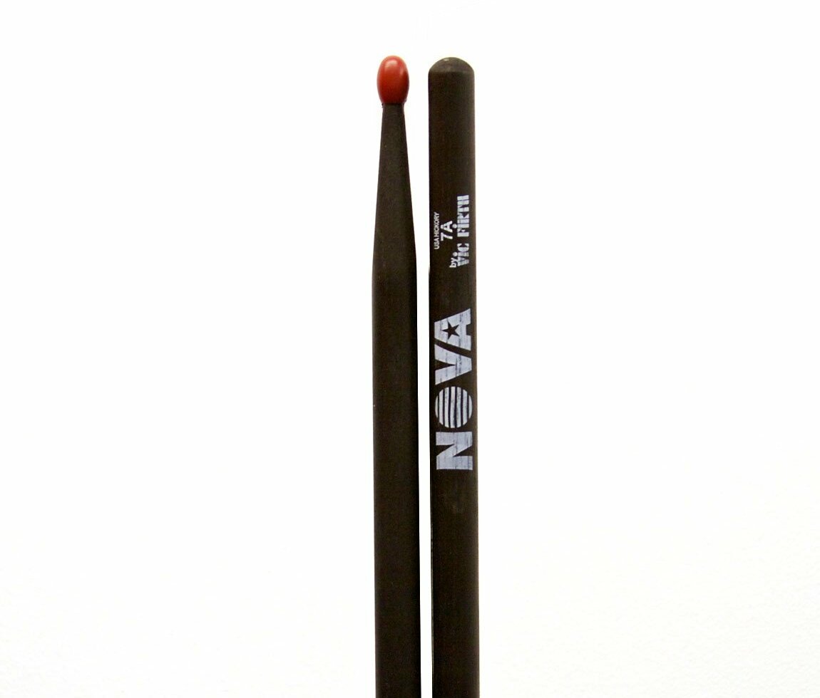 Nova N7anb 7a Black - Olive Nylon - Baquetas para batería - Main picture