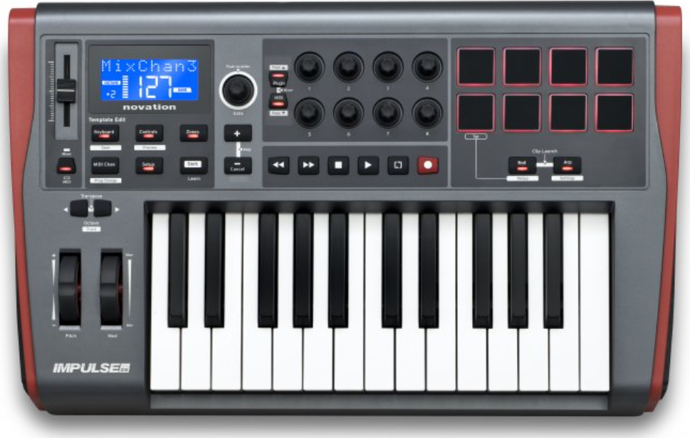 Novation Impulse 25 - Teclado maestro - Main picture