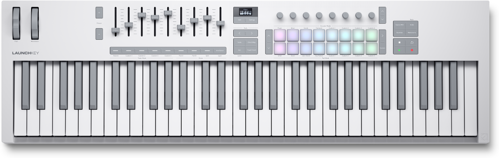 Novation Launchkey 61 Mk4 White - Teclado maestro - Main picture