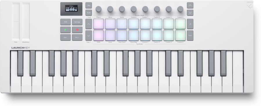 Novation Launchkey Mini 37 White - Teclado maestro - Main picture