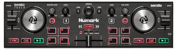 Controlador dj Numark DJ2GO2 Touch