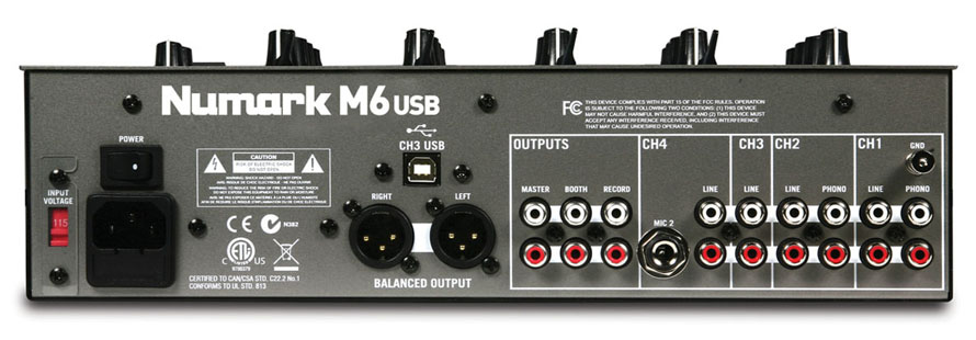 Numark M6usb - Mixer DJ - Variation 1