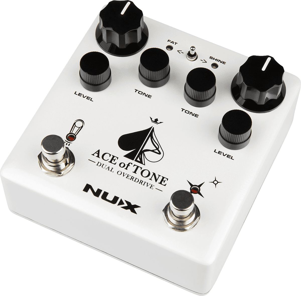 Nux Ace Of Tone Dual Overdrive - Pedal overdrive / distorsión / fuzz - Variation 1