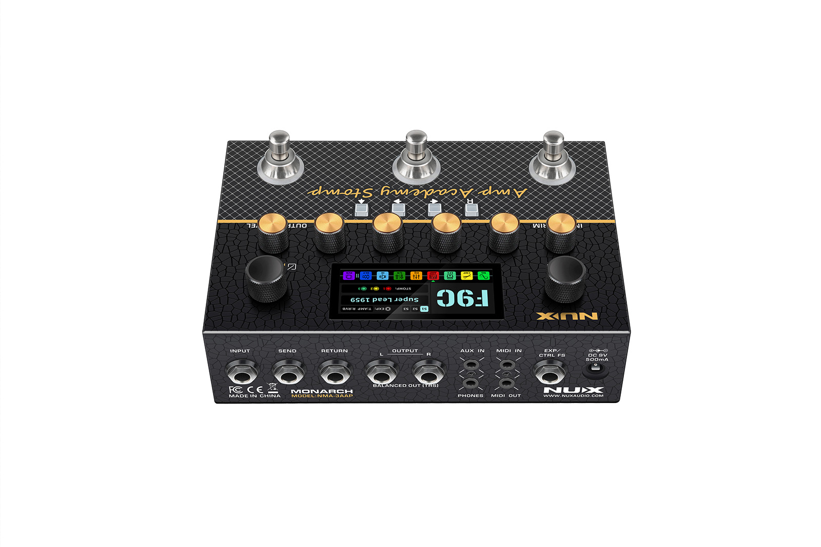 Nux Amp Academy Stomp - Preamplificador para guitarra eléctrica - Variation 2