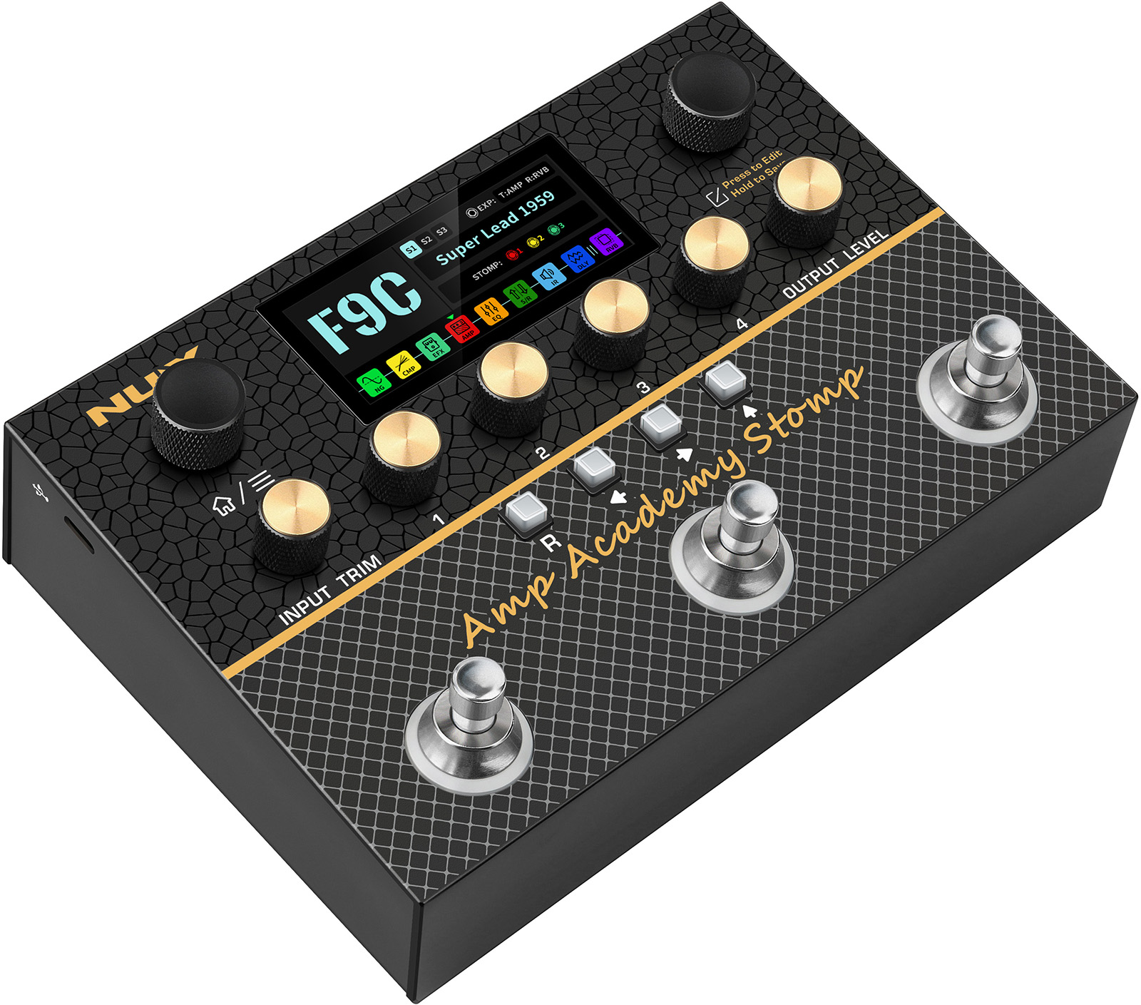 Nux Amp Academy Stomp - Preamplificador para guitarra eléctrica - Variation 3