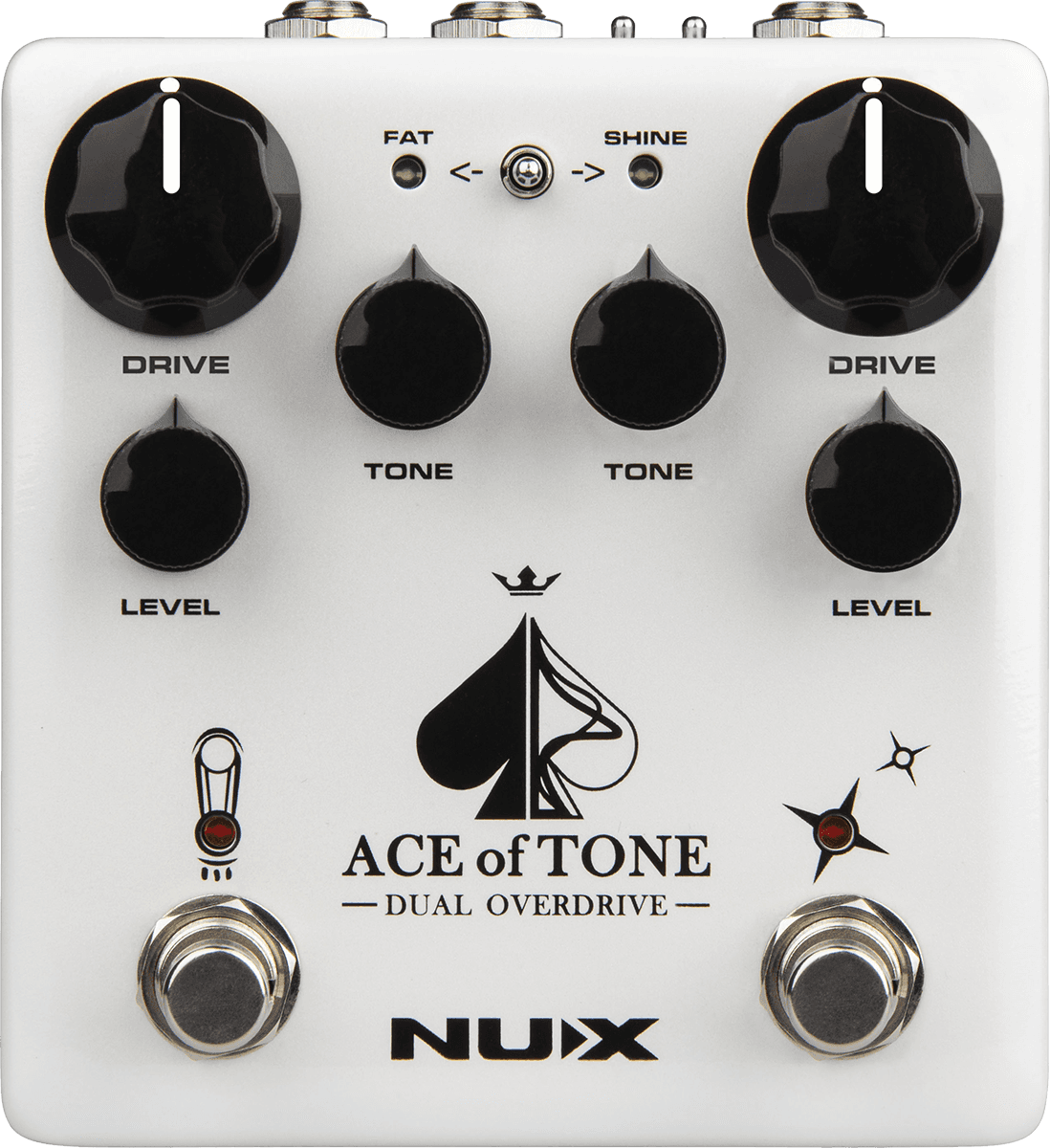 Nux Ace Of Tone Dual Overdrive - Pedal overdrive / distorsión / fuzz - Main picture