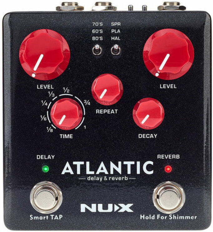Nux Atlantic Ndr-5 Delay Reverb Verdugo - Pedal de reverb / delay / eco - Main picture