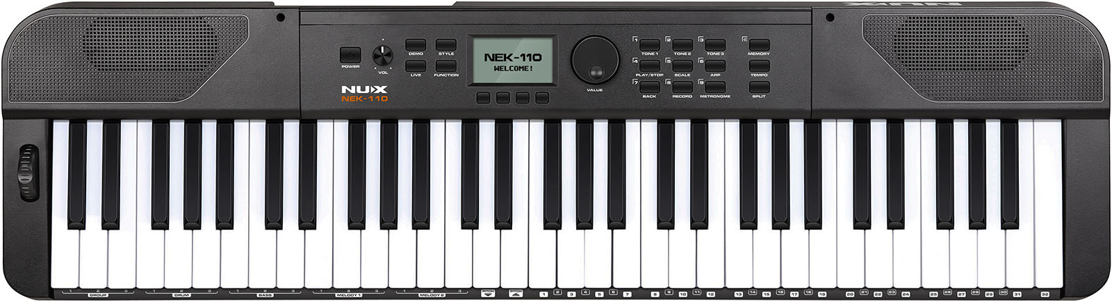 Nux Npk-110 Black - Noir - Piano digital portatil - Main picture