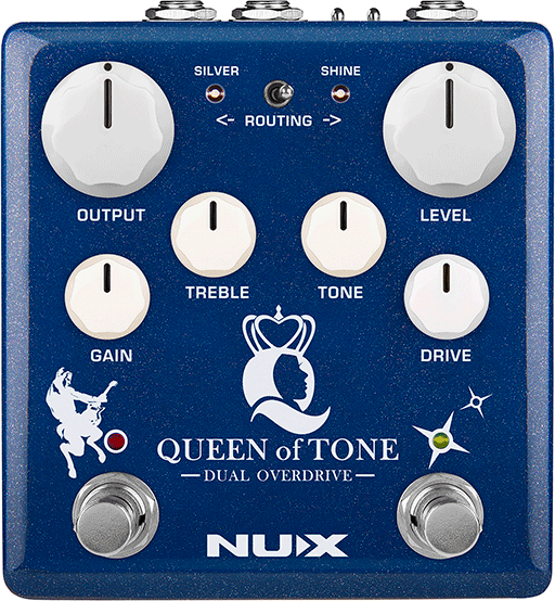 Nux Queen Of Tone Dual Overdrive - Pedal overdrive / distorsión / fuzz - Main picture