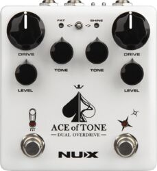 Pedal overdrive / distorsión / fuzz Nux                            Ace Of Tone Dual Overdrive