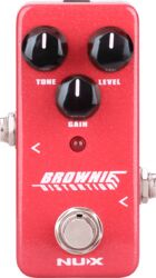 Pedal overdrive / distorsión / fuzz Nux BROWNIE MINI CORE DISTORTION