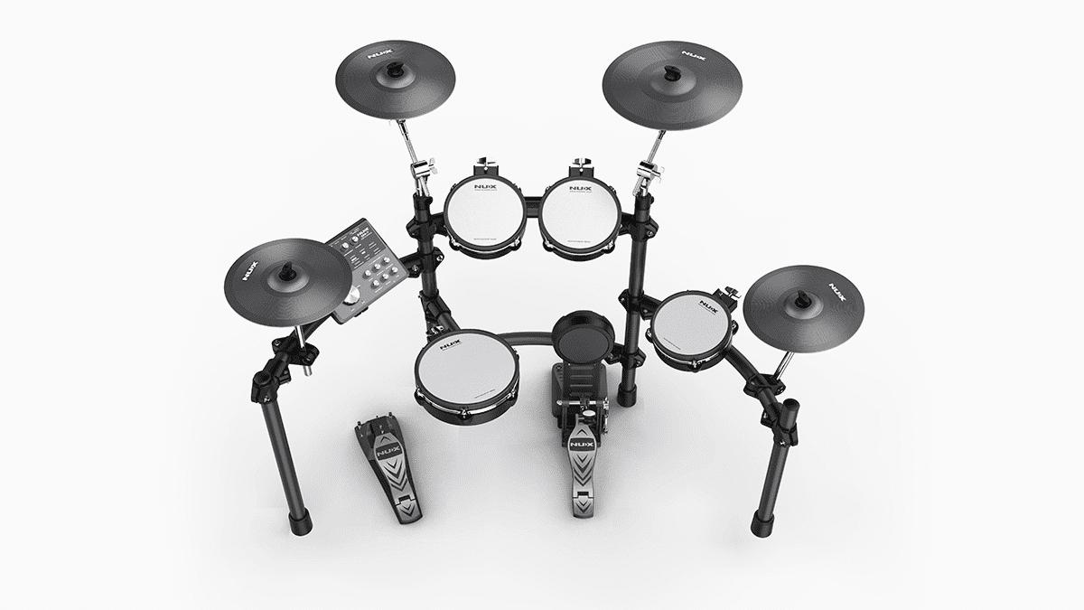 Nux Dm-7x Bundle Complet - X-hp1 + Dt90 + Vic5a + Tapis - Drum Promo Set - Variation 2