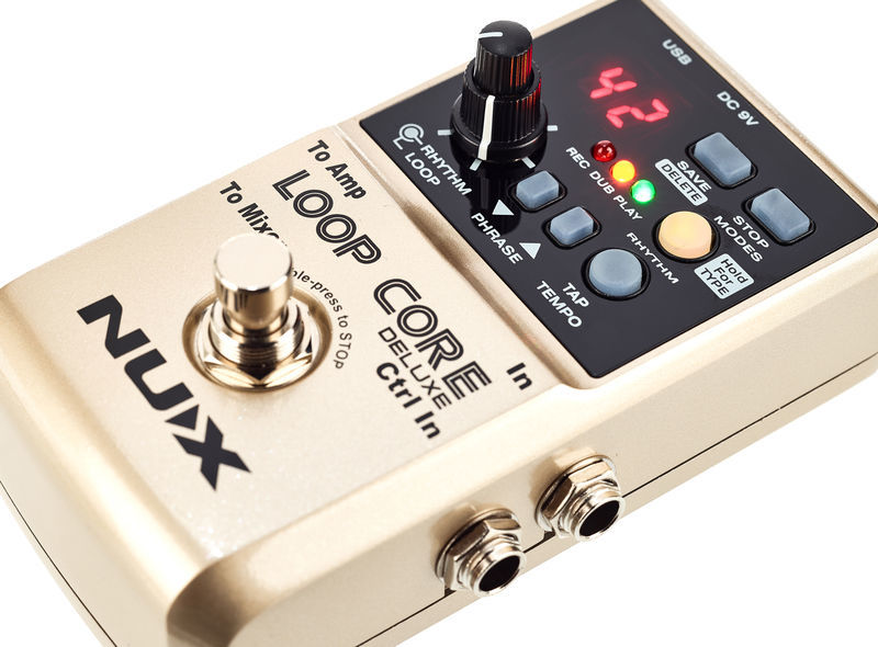 Nux Loop Core Deluxe Bundle With Nmp-2 Dual Footswitch - Pedal looper - Variation 1