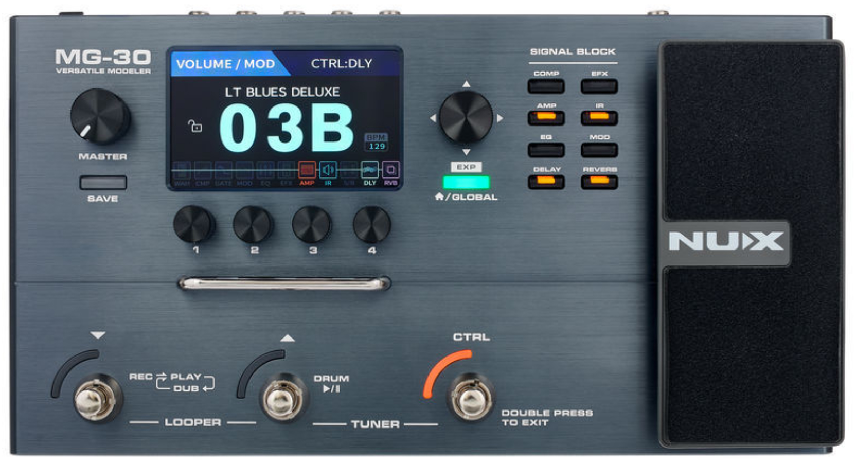 Nux Mg-30 Guitar & Bass Versatile Modeler - Simulacion de modelado de amplificador de guitarra - Variation 1