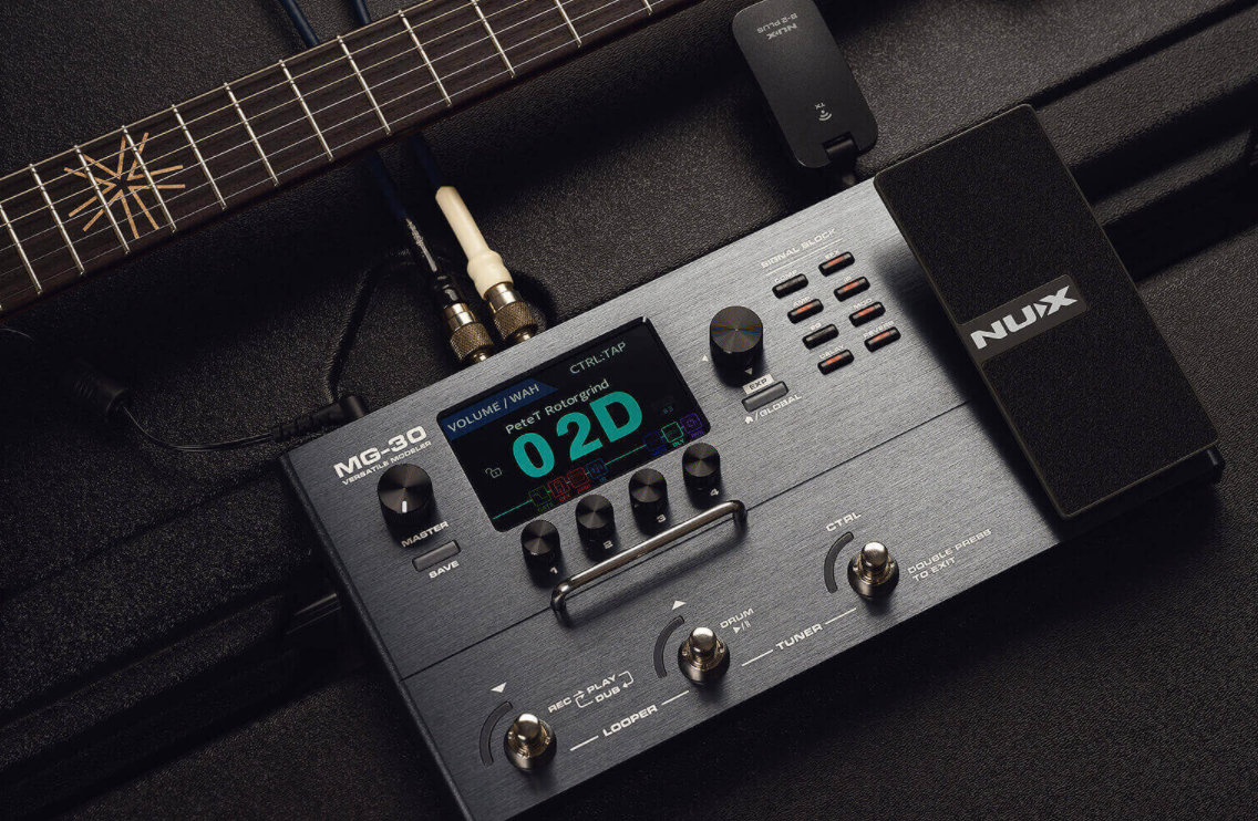 Nux MG-30 Guitar & Bass Versatile Modeler Simulacion de modelado de  amplificador de guitarra