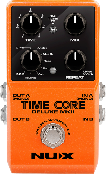 Pedal de reverb / delay / eco Nux                            Time Core Deluxe MK2