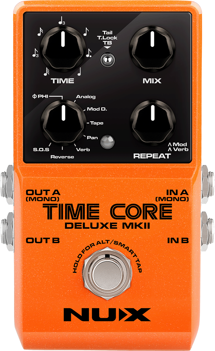 Nux Time Core Deluxe Mk2 - Pedal de reverb / delay / eco - Main picture