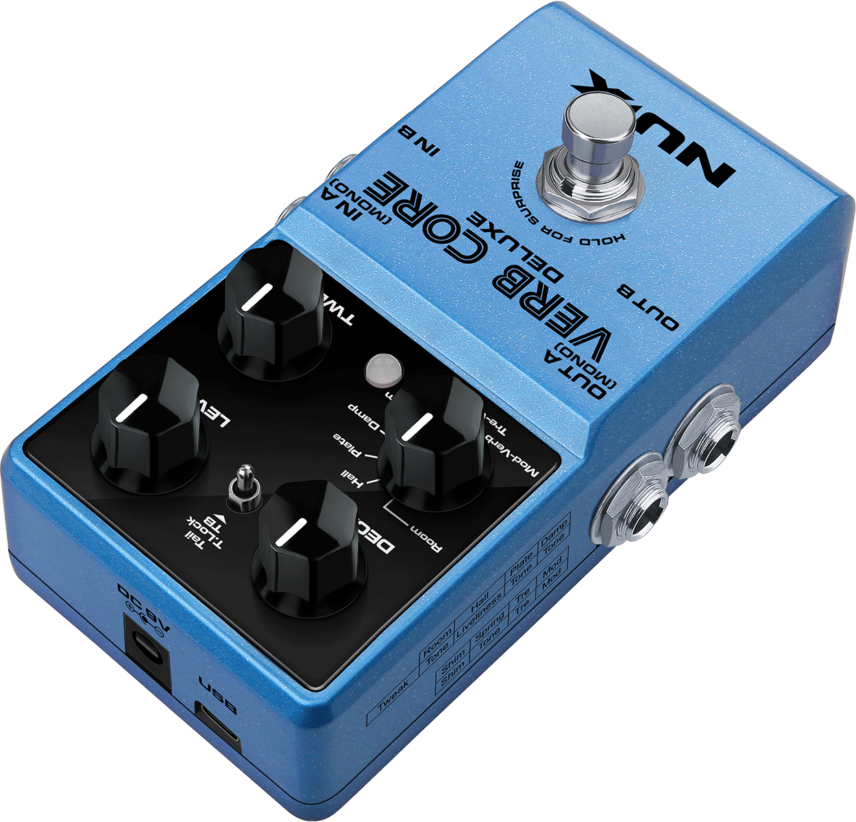 Nux Verb Core Deluxe Mk2 - Pedal de reverb / delay / eco - Variation 2