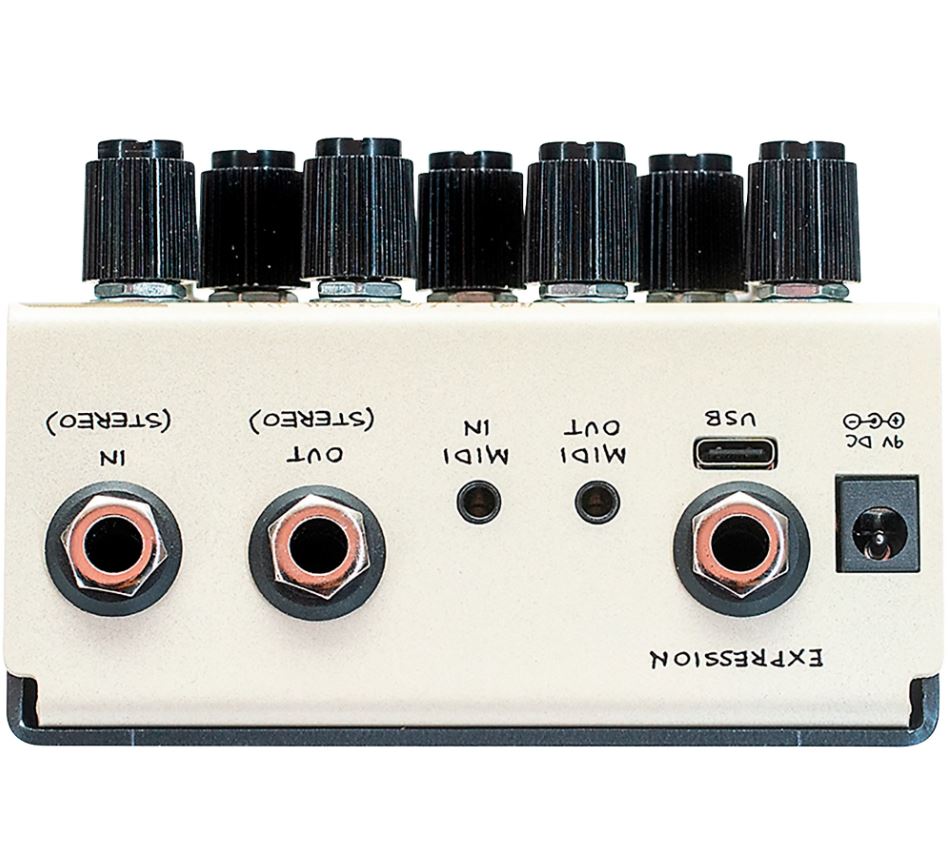 Old Blood Noise Black Fountain Stereo Cream - Pedal de reverb / delay / eco - Variation 2