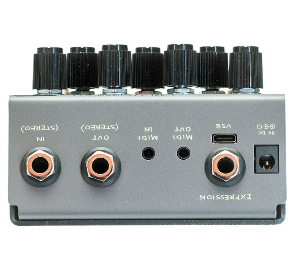 Old Blood Noise Black Fountain Stereo Slate - Pedal de reverb / delay / eco - Variation 1