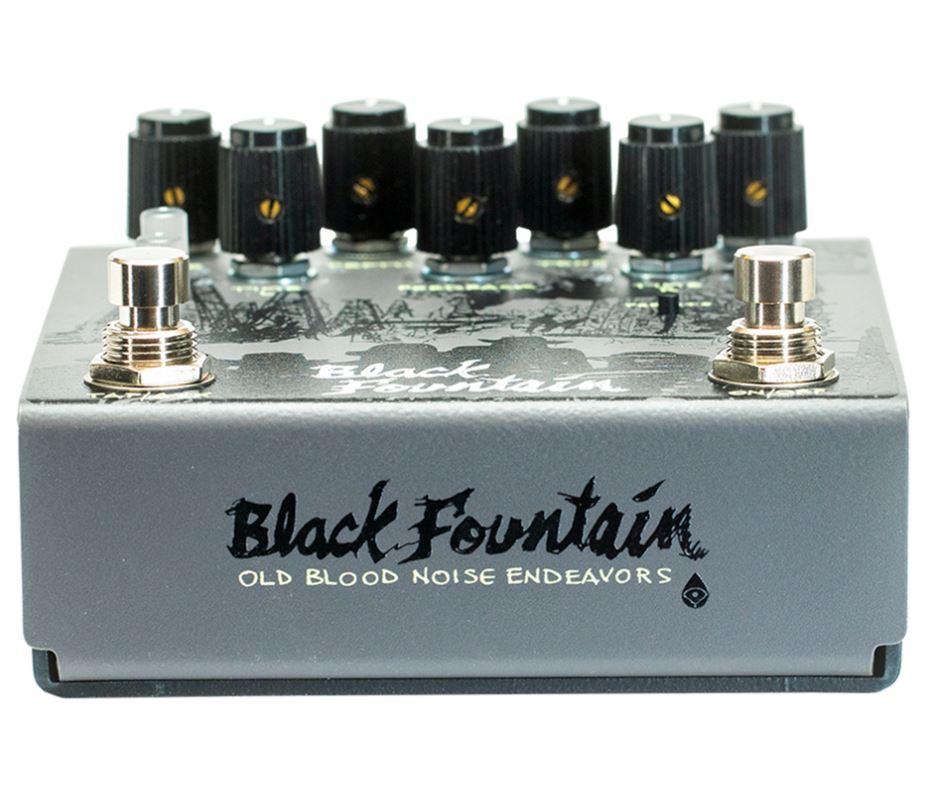 Old Blood Noise Black Fountain Stereo Slate - Pedal de reverb / delay / eco - Variation 2