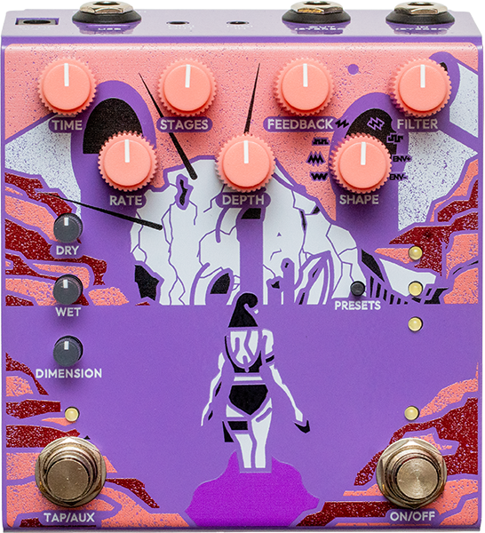 Old Blood Noise Bathing Orchid - Pedal de reverb / delay / eco - Main picture