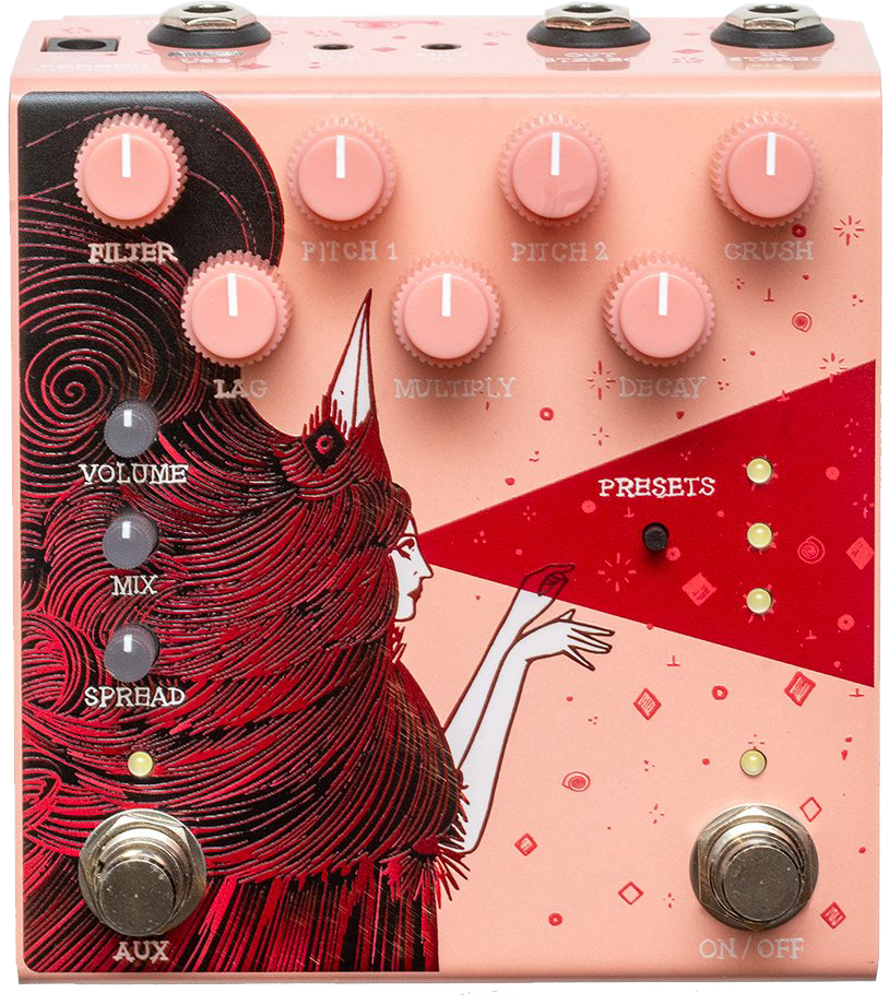 Old Blood Noise Dark Star Stereo Soundscape Reverb Pink - Pedal de reverb / delay / eco - Main picture
