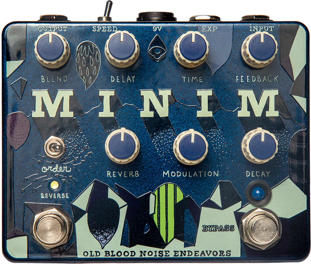 Old Blood Noise Minim Reverb Delay And Reverse - Pedal de reverb / delay / eco - Main picture