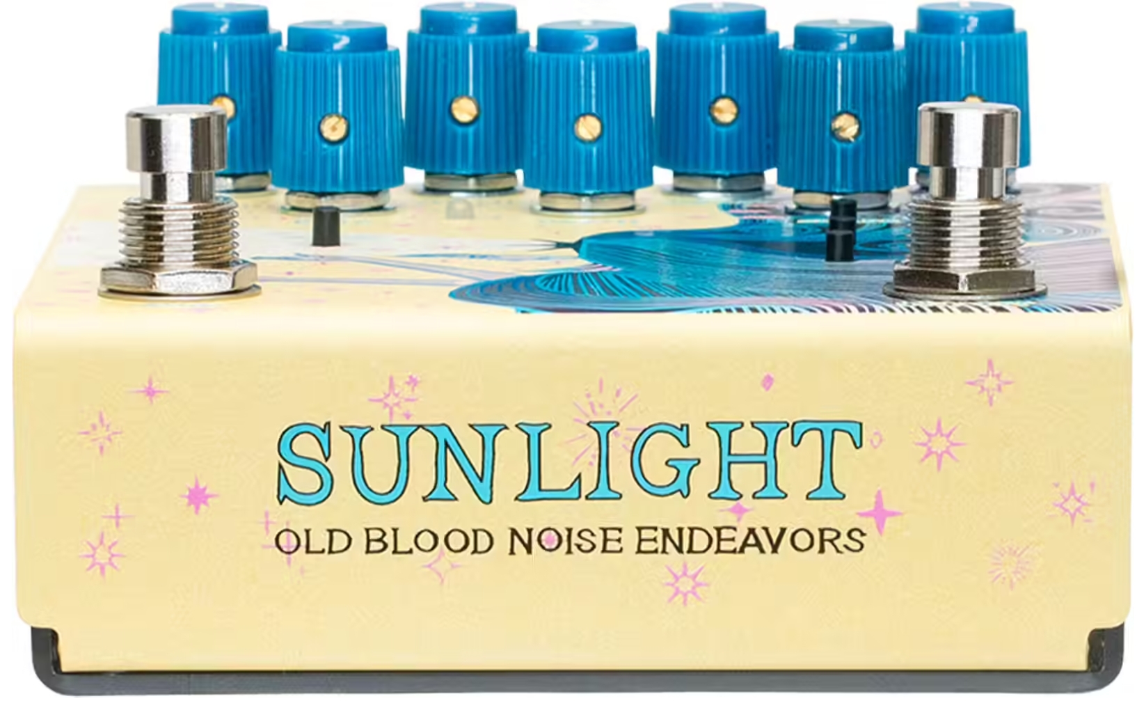 Old Blood Noise Sunlight Stereo Reverb Yellow - Pedal de reverb / delay / eco - Variation 2