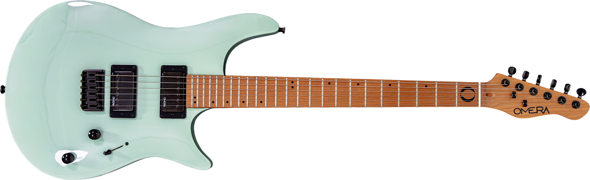 Omera Guitars Lucy 2h Ht Mn - Soft Minth - Guitarra eléctrica con forma de str. - Main picture