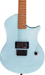 Guitarra eléctrica de corte único. Omera guitars Lesly - Blue iceberg