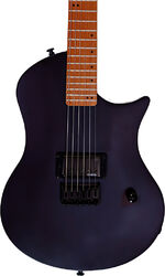 Guitarra eléctrica de corte único. Omera guitars Lesly - Black hole