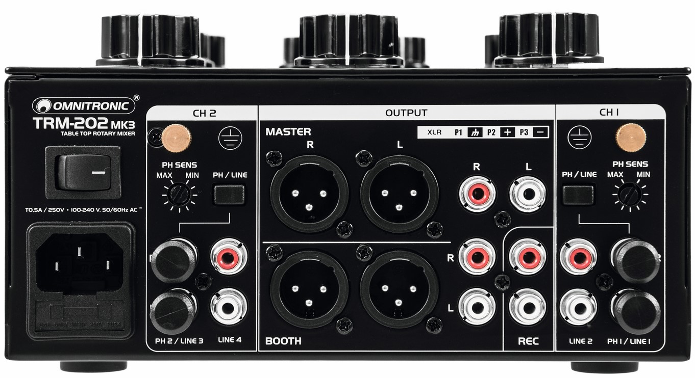 Omnitronic Trm-202mk3 2-channel Rotary Mixer - Mixer DJ - Variation 3