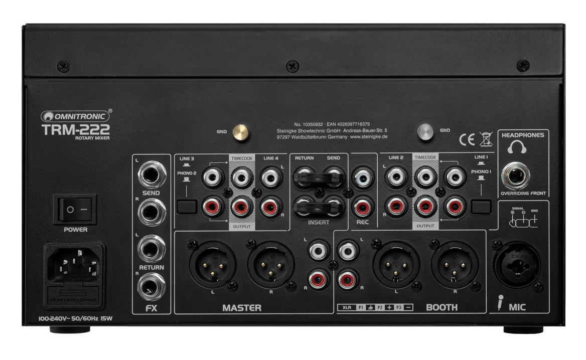Omnitronic Trm-222 - Mixer DJ - Variation 3
