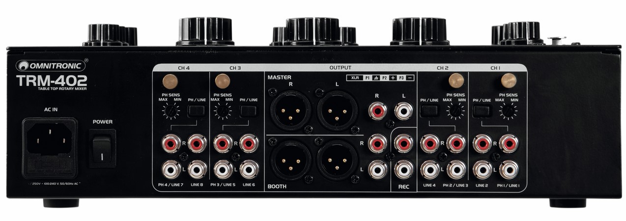 Omnitronic Trm-402 4-channel Rotary Mixer - Mixer DJ - Variation 3