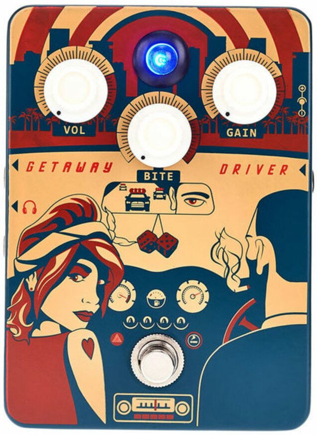 Orange Getaway Driver Overdrive Cab Sim - Pedal overdrive / distorsión / fuzz - Main picture