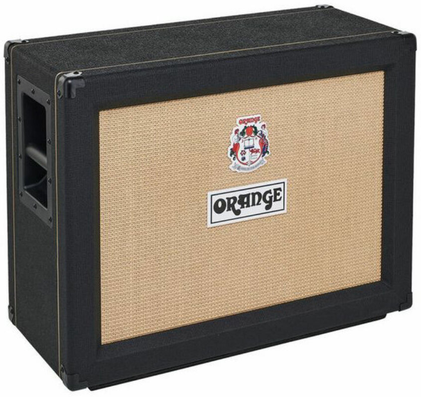 Orange Ppc212ob Open Back Cab 2x12 Celestion Vintage 30 120w Black - Cabina amplificador para guitarra eléctrica - Main picture