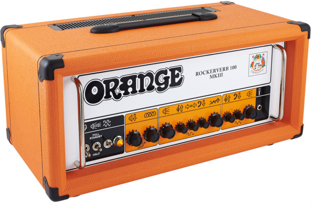 Orange Rockerverb 100 Mkiii Head 30/50/70/100w Orange - Cabezal para guitarra eléctrica - Main picture