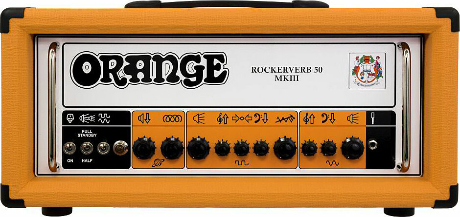Orange Rockerverb 50 Mkiii Head 50w Orange - Cabezal para guitarra eléctrica - Main picture