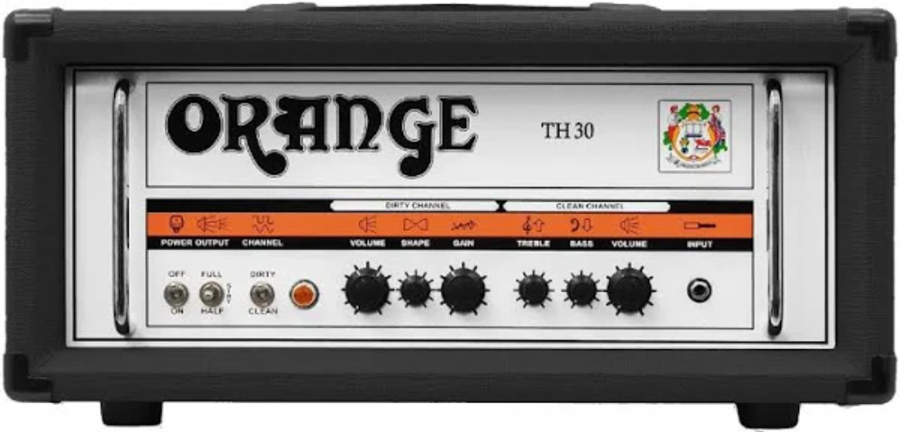 Orange Th30h Head 30w Black - Cabezal para guitarra eléctrica - Main picture