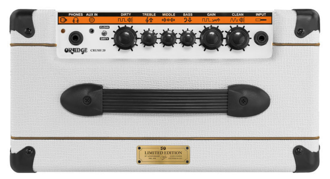 Orange Crush 20 20w 1x8 Ltd White - Combo amplificador para guitarra eléctrica - Variation 1