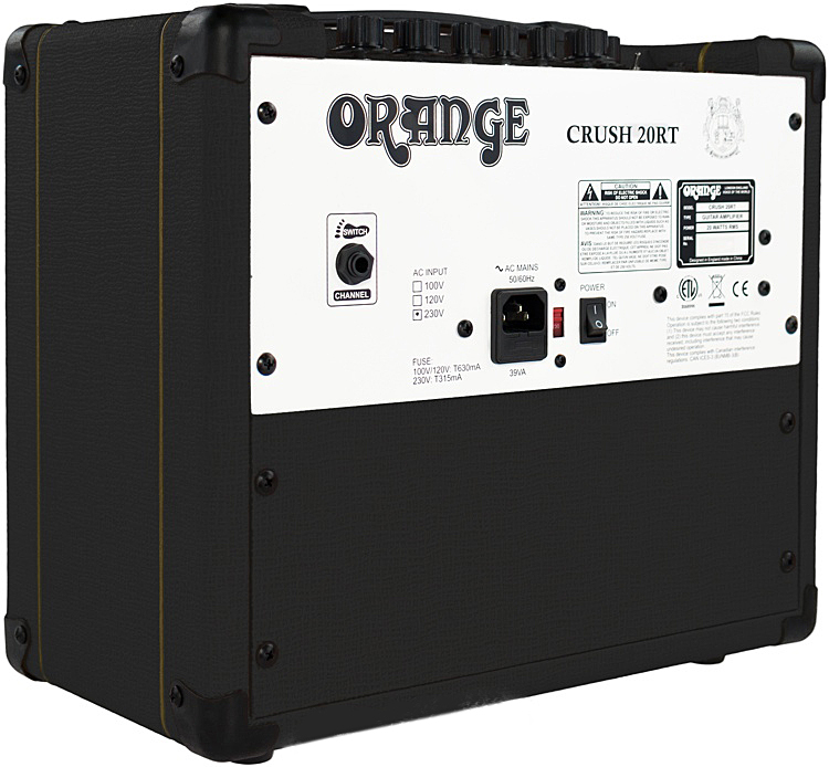 Orange Crush 20rt - Black - Combo amplificador para guitarra eléctrica - Variation 1