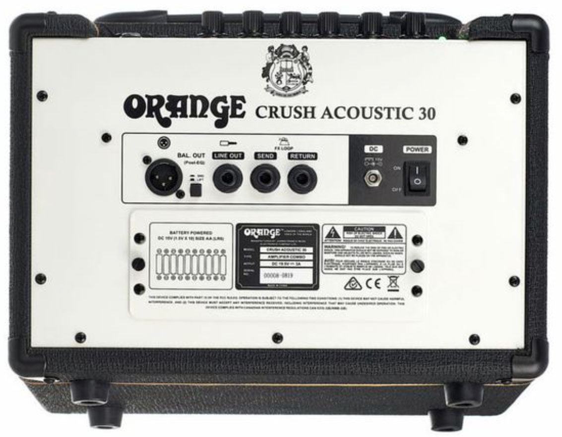 Orange Crush Acoustic 30w 1x8 Black - Combo amplificador acústico - Variation 1