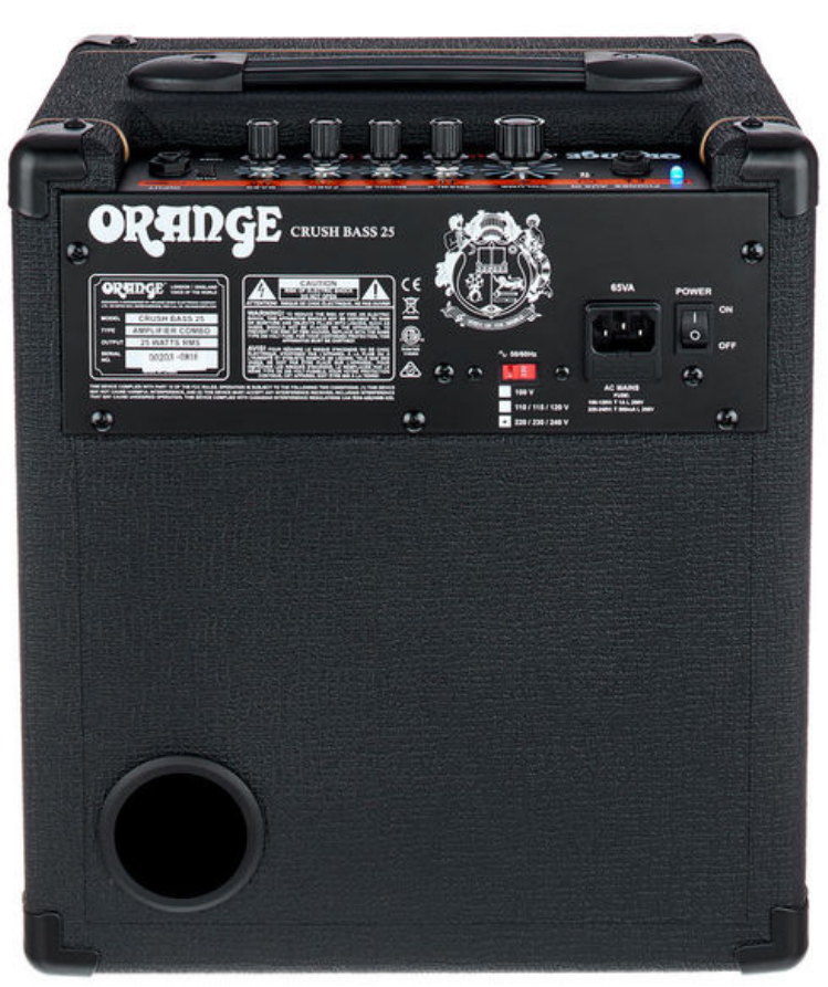 Amplificador Bajo Electrico 25w Orange Crush Bass 25