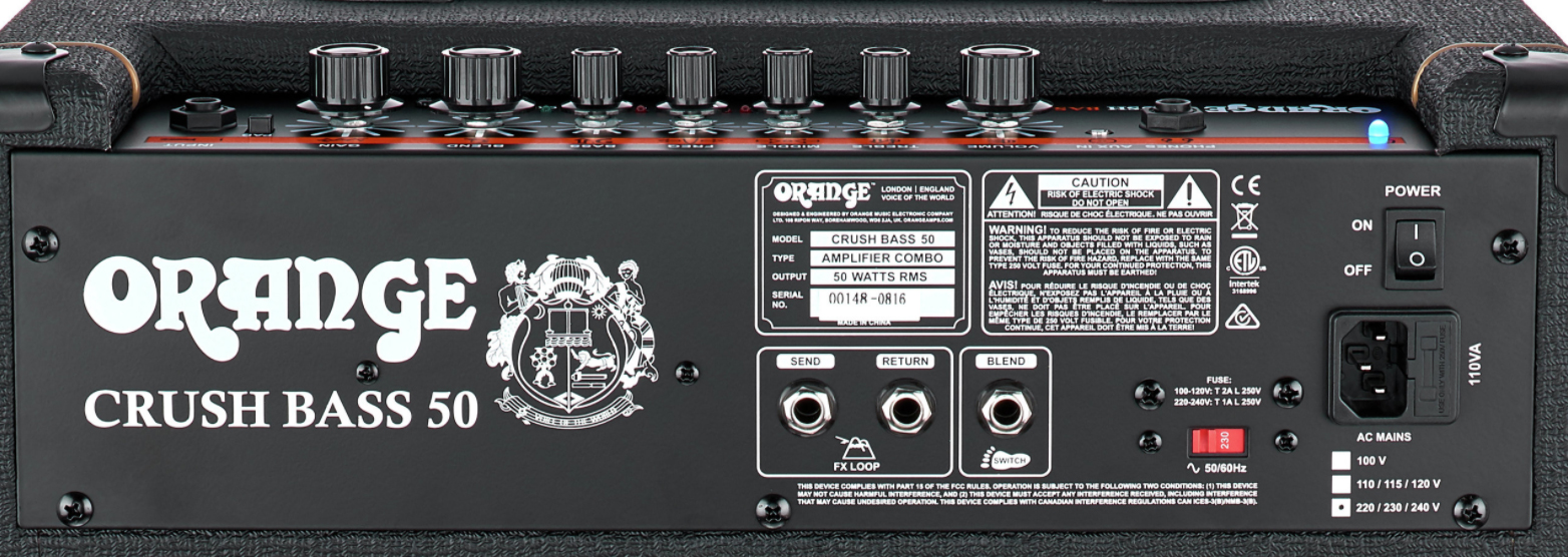 Orange Crush Bass 50 1x12 50w Black - Combo amplificador para bajo - Variation 3