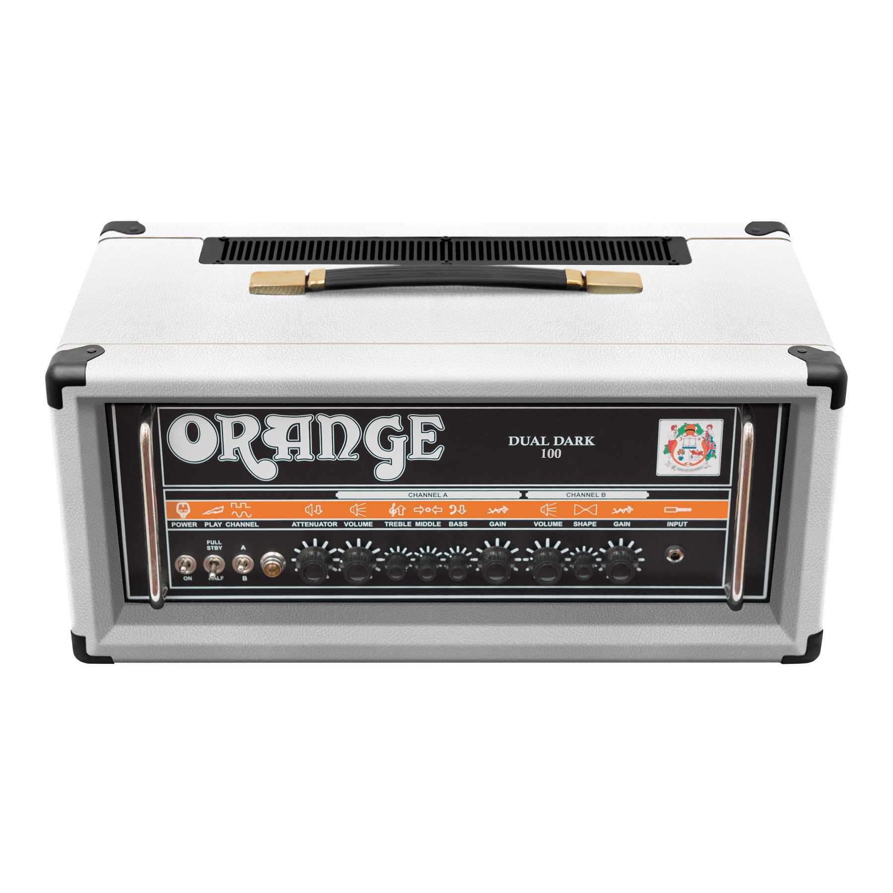 Orange Dual Dark 100 White Head 100w - Cabezal para guitarra eléctrica - Variation 2